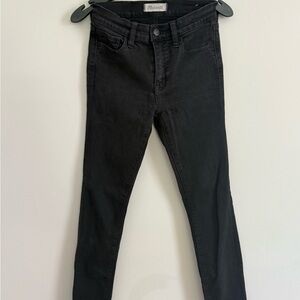 Madewell Black Skinny Jeans Classic Fit